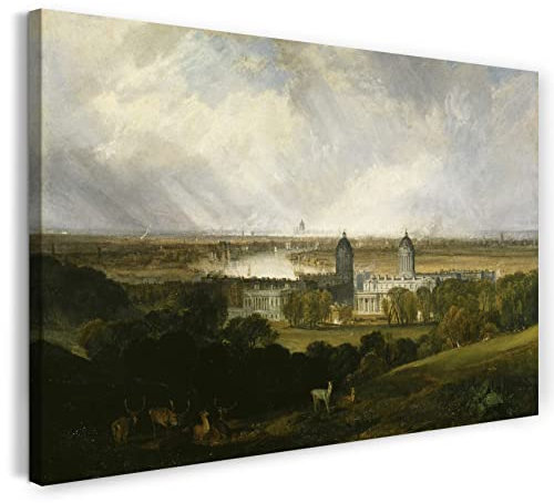 Printed Paintings Leinwand (80x60cm): William Turner - London from Greenwhich Park
