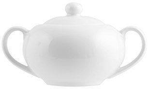 ROYAL NORFOLK 9830600 Zuccheriera Stock Porcellana, Bianca, 325 Cc