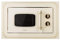 Klarstein Victoria 20 - Microondas, Diseño retro, 20 litros, Microondas de 800 W/Función grill de 1000 W, 3 funciones predeterminadas, Acero inoxidable, Incluye marco para montaje, Marfil