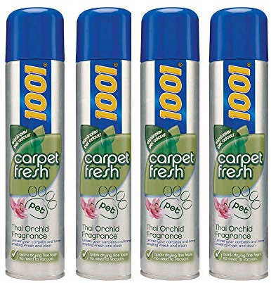 4X 1001 Carpet Fresh Bundle Pet Thai Orchid 300ml