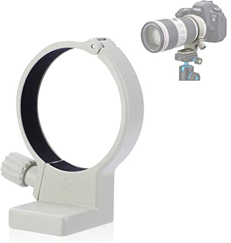 Maranon Tripod Mount Ring, UNC 1/4inch Aluminum Alloy Tripod Collar Mount Ring Camera Lens Collar Support for EF 70-200mm f/4L USM, 70-200mm f/4L is USM, 300mm f/4L USM, 400mm f/5.6L USM