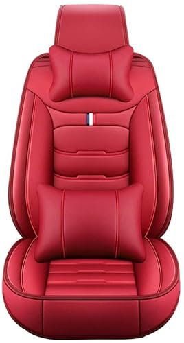Auto-SitzbezüGe Autositzbezug für Skoda Enyaq iV 50/60/80/80X/RS/Sportline 2020-2023 5-Sitze, Leder Luxus Voll Vorderseite und RüCkseite SchonbezüGe, AutozubehöR Schonbezug AutositzbezüGe Kompatibel