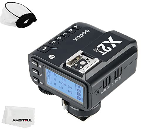 Godox X2T-N TTL 2.4G Wireless Flash Trigger for Nikon, Bluetooth Connection, 1/8000s HSS, TCM Function, 5 Separate Group Buttons, 3 Function Button for Quick Setting For Nikon Camera
