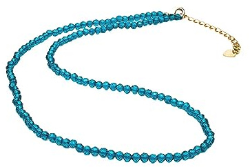 Handgefertigter Edelsteinperlen-Halsband für Frauen und Mädchen, Blau, Rot, Weiß, Grün, Mehrfarbig – Perlen-Halskettenschmuck aus natürlichen Edelsteinen, Heilkristallen