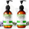 Rosmarin-Shampoo und Spülung-Set, Pflege und Glätte für dünnes Haar, Haarwuchs bei Frauen und Männern, 2 x 10,56 fl.oz Rosmarin-Minze stärkendes Shampoo und Spülung für alle Haartypen (2 in1)