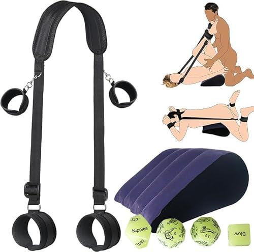Sex Furniture for Bedroom Toys Kinky Play for Couples Women Over The Door Swing for Adults Sex Slingshot Swing for Adults Doorway Adjustable Position Support Sling Sex Frame Stand Hold 300LB Sweater