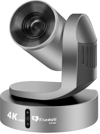 PTZ HDMI 4K-kamera, 20X optisk zoomkamera för konferensrum, autofokus och automatisk spårning, med IP/USB3.0/HDMI/RS232/RS485 för livestreaming, videokonferenser och