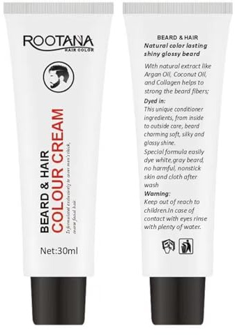 Coloranti per barba – Polvere per barba più piena – Set per la cura della