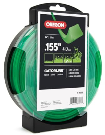 Oregon Gatorline Unkrautvlies/Rasentrimmerschnur, quadratisch, 0,394 cm x 2,4 m