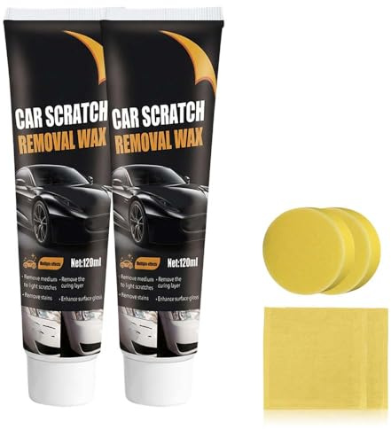 Auto-Kratzer-Reparaturpaste, 2026 Neu Auto Kratzer Entferner Autokratzer Reparaturpaste, Politur Paste Kunststoff Restaurator Renovierungspflege (2 Set)