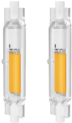 EIMOPE R7S LED Leuchtmittel 78mm 20W Dimmbar, Ersetzt 100W 200W Halogenlampe, 2700K Warmweiß 2000LM, Kein Flackern, für Deckenfluter & Leselampen, 2er Pack