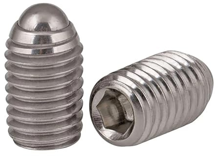 Pistone a molla con testa a sfera e incavo esagona Stantuffo a sfera con molla a esagono incassato M3-M16 da 10 pezzi, vite di fissaggio in acciaio inossidabile 304(12MM M8)