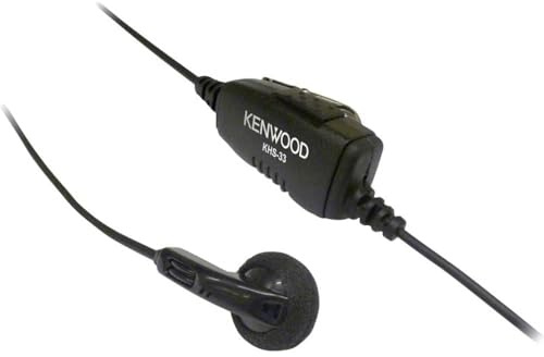 Kenwood KHS-33 klämma mikrofon med hörlurar (enkel stift) för PTK-23K ProTalk Lite
