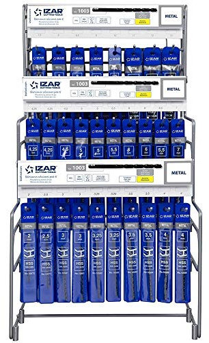Izar 4995 - Display 15 brocas metal larga hss din340n
