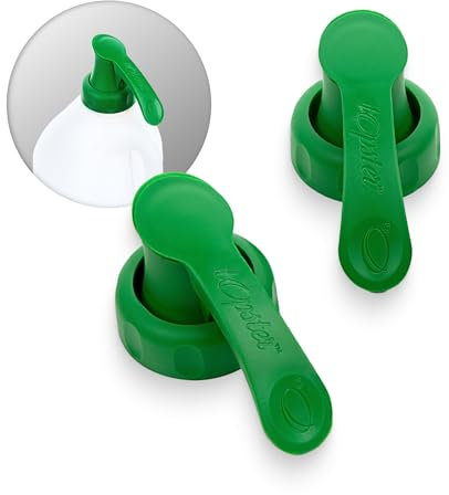 Topster Milk Top Pourers (Green) - Milk Bottle Pourers for Plastic Bottles, for Semi-Skimmed Milk Plastic Milk Bottles, Eliminates Milk Spillage, Mess & Drips Around The Kitchen & Fridge, (1 Pack)