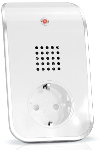 Récepteur radio HX Curve, système HX, prise de courant intégrée avec protection enfants, blanc