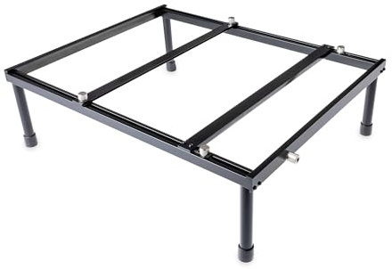 QUICK R800L Leiterplattenrahmen & PCB Halter für Platinen bis max. 300mm x 270mm aus Aluminium mit Potenzialausgleich - Anschluss und Federsystem