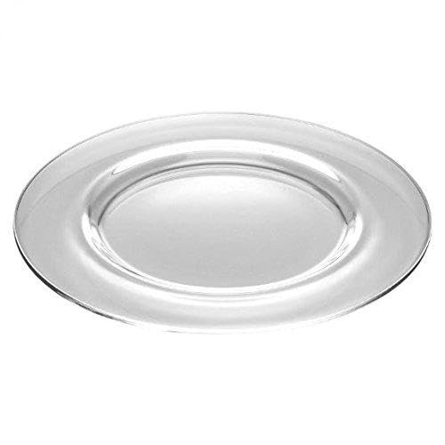 SOTTOPIATTO VETRO TRASPARENTE RIALTO CM 32 SET 2 Pz