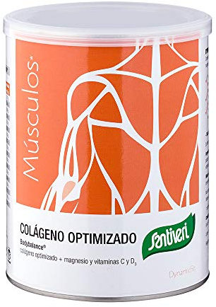 Colágeno Dynamic Fit optimizado en polvo de Santiveri (275 gr): complemento alimenticio a base de colágeno optimizado (Bodybalance), magnesio y vitaminas C y D3