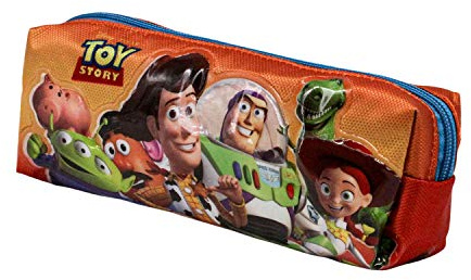 Toy Story Toys-Estuche Portatodo Cuadrado, Naranja, 21 x 7 cm