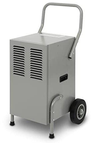 EBERTH Bautrockner Gewerbe-Luftentfeuchter Bau-Entfeuchter, Leistung 50L / Tag, Entfeuchtungsgerät mit 1% Schritten von 20% - 90% RH einstellbar, Raum-Trockner für professionellen & privaten Gebrauch