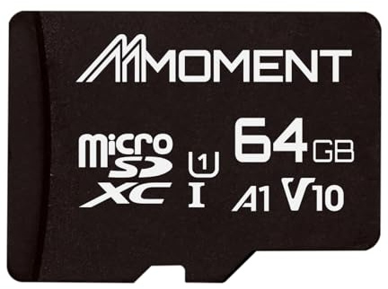 MMOMENT Tarjeta micro SD de 64 GB, MM11 microSDXC, A1 U1 V10, 95 MB/s, UHS-I