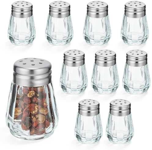 Luxshiny Lot De 10 Bouteilles D'Assaisonnement Récipients À Épices Pour Barbecue Bouteilles À Condiments Pot À Épices Compact 4.00 X 2.50 X 2.50 cm Pour Cuisine Camping Et Rangement