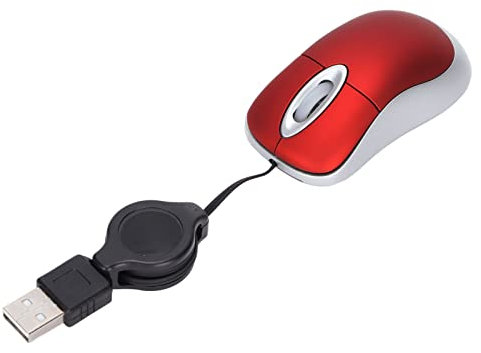 Souris Filaire, Résolution Optique 1600 DPI Souris De Positionnement Précise Conception De Roue à 3 Voies Souris USB Souris De Jeu en Forme De Voiture Cool