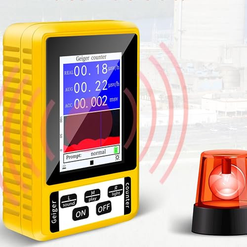 2-in-1 Handheld Nukleare Strahlung Detektor, BR-9C PRO Digital Elektromagnetische Strahlung Detektor, Geiger Zähler Strahlung Tester
