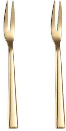 Tadipri Serviergabel Set 2-teilig Edelstahl poliert, spülmaschinengeeignet(12.3CM)