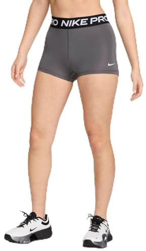 Nike Shorts Damen Pro 365 Short 3In Sw (Ca. 7,5 cm), Iron Grey/White, HF5962-068, XL