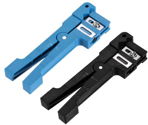 QUARKZMAN Kabel Abisolier Schneidwerkzeug 45-163 und 45-165 Standard Kabel Abstreifer Glasfaser Kabel Abstreifer Quetschzange 1 Set