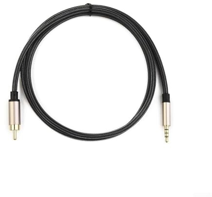 Cavo coassiale audio digitale stereo da 3,5 mm a SPDIF per RCA - Cavo audio coassiale per SPDIF, TV HD e sistemi audio (2 m)
