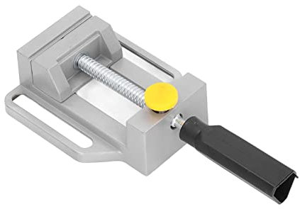 NDNCZDHC Aluminum Alloy Mini Bench Vice Clamp, Quick Release Mini Flat Clamp, Drill Press Vise for Sawing, Sanding, Planning