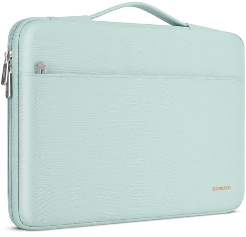DOMISO 17 Zoll Wasserdicht Laptophülle Laptop Sleeve Case Notebook Hülle Tasche Schutzhülle für 17,3 HP Pavilion 17/17 ZBook Fury 17,3 G8 /IdeaPad 3 Gen 7/Chromebook 317,Mint Grün