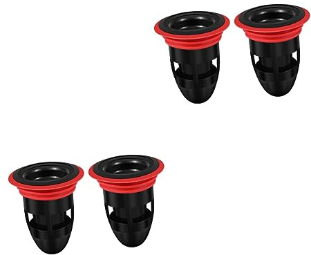 Veemoon 4pièces Filtres De Pratiques Bouchons De Drain Antiblocage pour Éviers Et Toilettes Prévention des Odeurs Obstructions