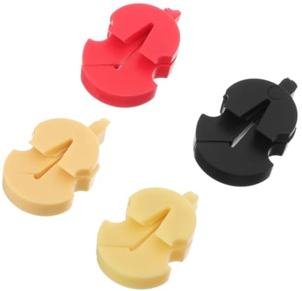 Gummi Geigendämpfer 4 Stück für Anfänger zum Üben, Flexibel | Leicht Abnehmbar, Schont den Steg, Passt Sich der Form, Geigenzubehör für Einsteiger