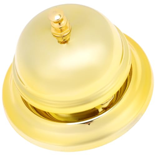 GALPADA Campanello da Tavolo per Servizio in Campana Risposta per Giochi e Reception Design con Suono Adatto per Hotel Anziani e Addestramento Animali Colore e Casuale Colore Casuale
