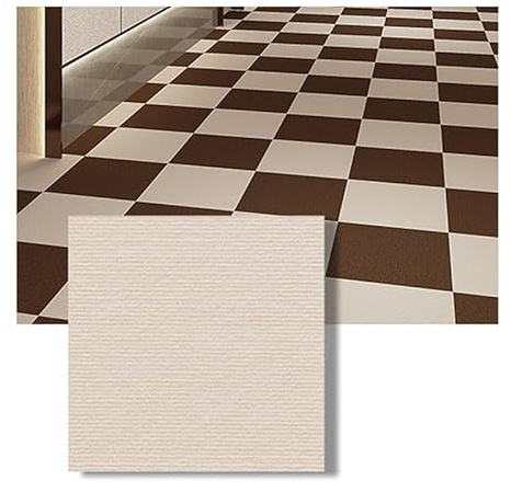 XLIHAWY Empalme Losetas Alfombra, Autoadhesivas Cuadradas Alfombra, Adhesivas Al Suelo Losetas Alfombra para Cocina Sala Estar Sótano Almohadilla Antideslizante(C,11.8x11.8in/18pcs)