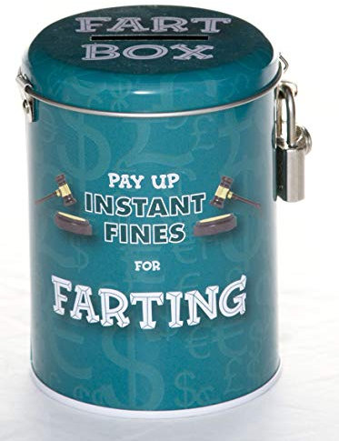 Boxer Gifts Farting Fines Tin – Funny Gifts For Men Husband Boyfriend – Novelty Dad Father’s Day – Secret Santa Christmas Stocking Filler Present
