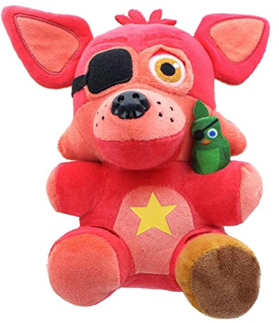 Funko Plush: Five Nights At Freddy's (FNAF) Pizza SIM: Rockstar Foxy - FNAF Pizza Simulator - Plüschtier - Geschenkidee Zum Geburtstag - Offizielle Handelswaren - Gefüllt Plüschtiere Für Kinder
