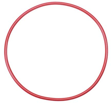 Othmro O-Ringe, 115 mm x 3,5 mm, Silikon, Rot, 1 Stück