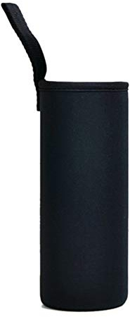 Schwarz-Wasser-Flaschen-Abdeckung Sleeve Insulated Neopren-Wasserflaschenträger-Halter-Beutel-Abdeckungs-Beutel-Kasten 750ml