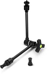 Gravity MA VARIARM L TV - Vielseitiger Gelenk-Arm mit zentralem Feststell-Mechanismus - 1/4 TV16 Large, Mikrofonzubehör, schwarz