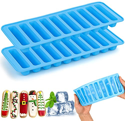 Silikonform Müsliriegel Stollenbackform, 1 Stücke Eiswürfelformen Silikon, Eiswürfelbehälter Müsliriegel Backform Silikon Eiswürfelbehälter Ice Cube Tray für Kaffee Cocktails Whisky