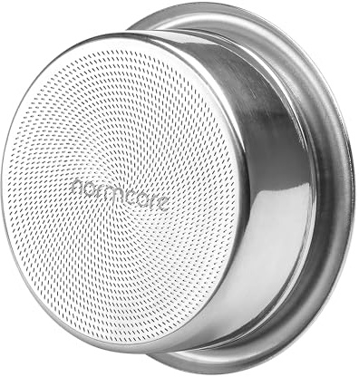 Normcore 58mm Precision High Extraction Filter Basket, 22g Portafilter Basket Coffee Filter, Comes with a 58.5mm Puck Screen, Espresso Paper Filters, 22 Gram