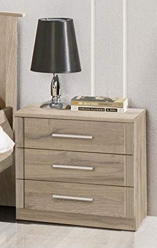 RASANTI Nachtkommode Gloria Bianco Eiche