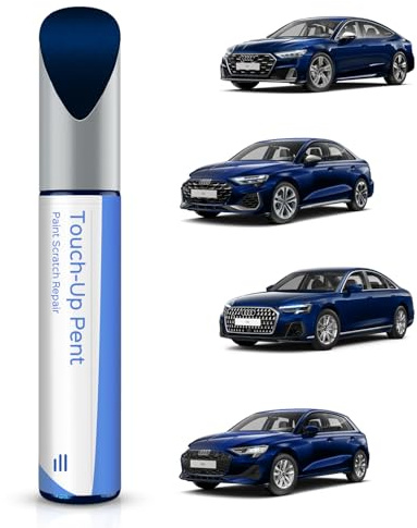 PARTS4EV LX5H/2D Navarra Blau Metallic Ausbesserungsfarbe – Exakte Übereinstimmung für Audi TT/S6/TTS Quattro/S7/S8/A3/S3– Ausbesserung von Kratzern und Abplatzungen