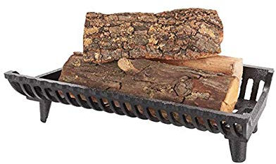 SmPinnaA Fireplace Tool Rack Cast Iron Fire Fire Basket Real Fire Wood Cast Iron Fireplace Accessories Fireplace Firewood Fireplace Mantel Hollow Iron Storage Wooden Frame Firewood Rack