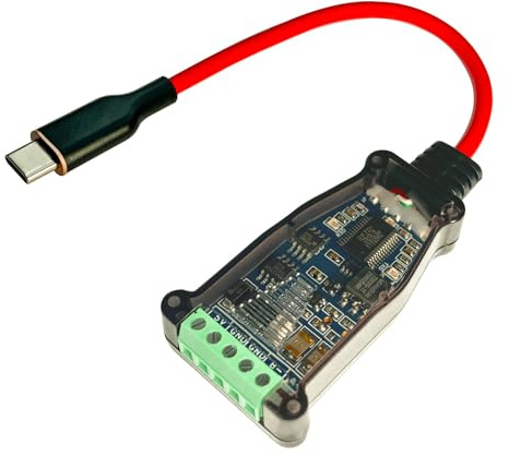 DSD TECH SH-U11GL Adaptador aislado USB-C a RS485 con chip FTDI